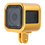 GoPro HERO5 Session / HERO4 Session / HERO Session CNC 鋁合金保護框，含保險背蓋，HERO5 Session（黑色）、HERO5 Session（銀色）、HERO5 Session（紅色）、HERO5 Session（金色）、HERO5 Session（綠色）