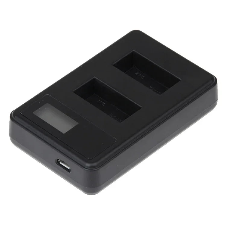 GP158-B LCD 螢幕雙電池充電器，適用於 GoPro HERO3+ /3 (AHDBT-301, AHDBT-302)，顯示充電容量，適用於 GoPro HERO3+ /3