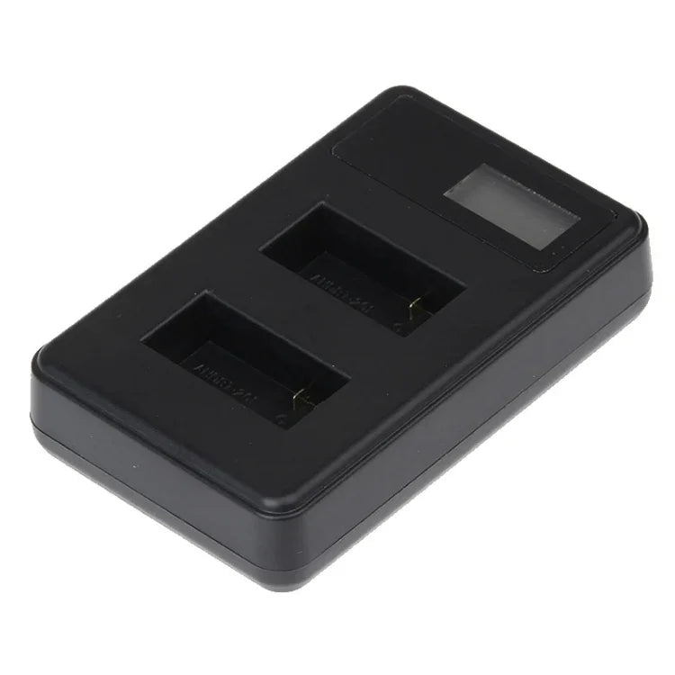 GP158-B LCD 螢幕雙電池充電器，適用於 GoPro HERO3+ /3 (AHDBT-301, AHDBT-302)，顯示充電容量，適用於 GoPro HERO3+ /3