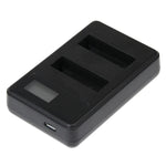 GoPro HERO4 (AHDBT-401) 專用 LCD 螢幕雙電池充電器，顯示充電容量 (GP258-C)，適用於 GoPro HERO4