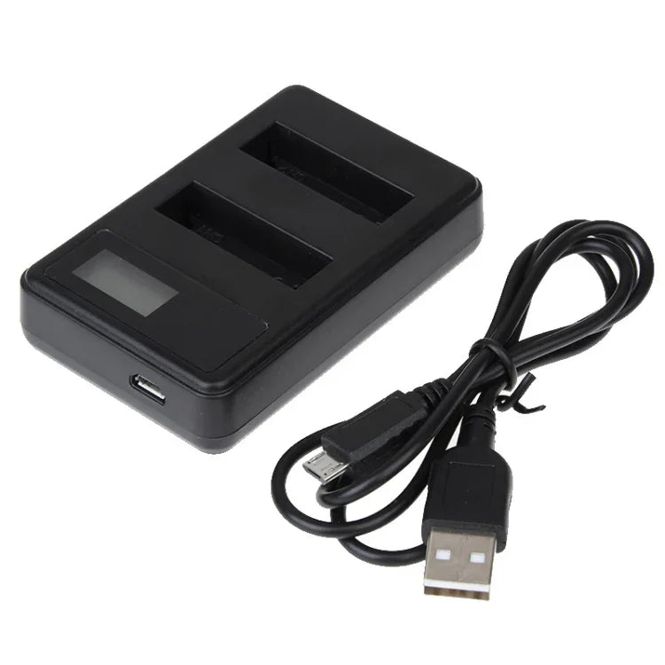 GoPro HERO4 (AHDBT-401) 專用 LCD 螢幕雙電池充電器，顯示充電容量 (GP258-C)，適用於 GoPro HERO4