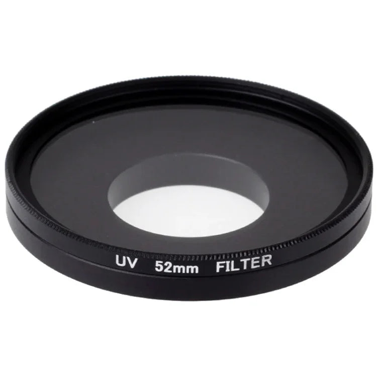 52mm UV 濾鏡鏡頭濾鏡附蓋，適用於小米小蟻 4K+ / 4K、小蟻 Lite、小蟻運動相機，52mm UV 濾鏡