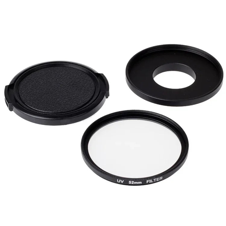 52mm UV 濾鏡鏡頭濾鏡附蓋，適用於小米小蟻 4K+ / 4K、小蟻 Lite、小蟻運動相機，52mm UV 濾鏡