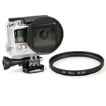 52mm 圓形 UV 濾鏡，適用於 GoPro HERO4 / 3+，UV 濾鏡