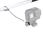 不鏽鋼掛繩 / 繫繩附螺絲，適用於 GoPro HERO11 Black/HERO10 Black / HERO9 Black /HERO8 Black /7 /6/ 5 /5 Session /4 /3+ /3 /2 /1，長度：31.5cm