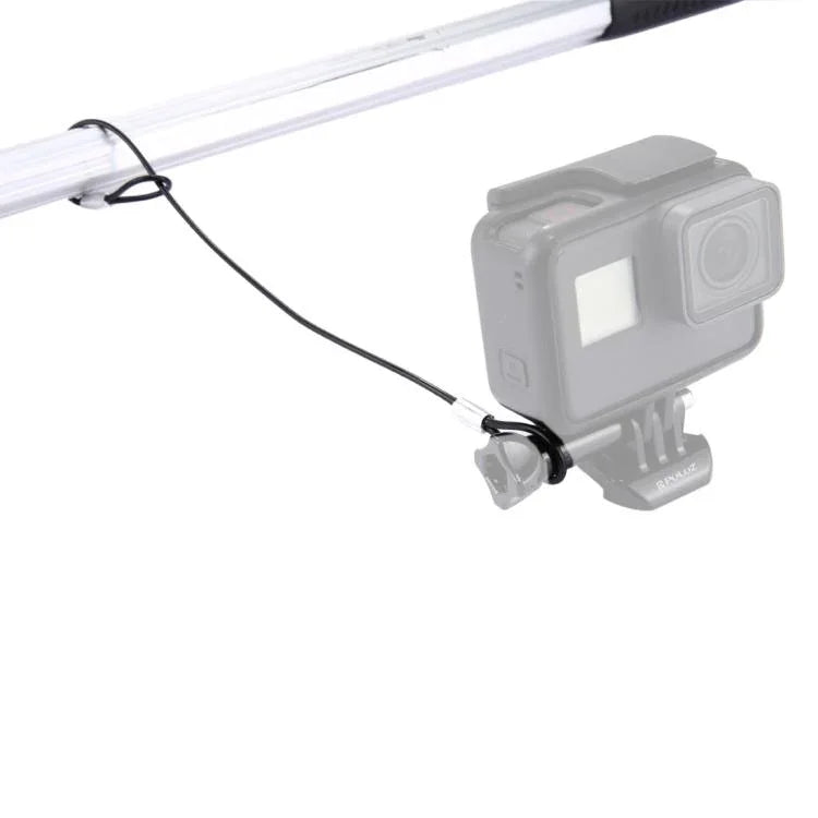 不鏽鋼掛繩 / 繫繩附螺絲，適用於 GoPro HERO11 Black/HERO10 Black / HERO9 Black /HERO8 Black /7 /6/ 5 /5 Session /4 /3+ /3 /2 /1，長度：31.5cm