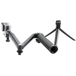 3 向多功能可伸縮單腳架三腳架折疊旋轉手柄，適用於 GoPro、Insta360、DJI 及其他運動相機，3 向單腳架