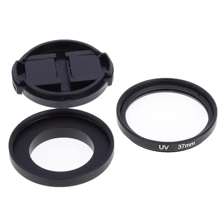 37mm UV 濾鏡鏡頭濾鏡附蓋，適用於小米小蟻 4K+ / 4K、小蟻 Lite、小蟻運動相機，37mm UV 濾鏡