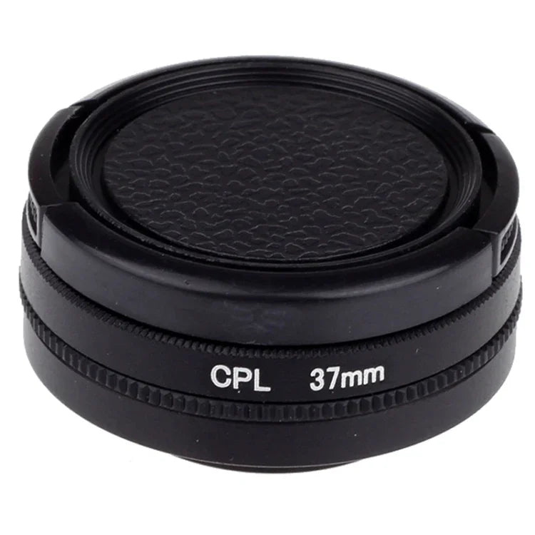 37mm CPL 濾鏡 圓偏光鏡濾鏡附蓋 適用於小米小蟻 4K+ / 4K、小蟻 Lite、小蟻運動相機，37mm CPL 濾鏡