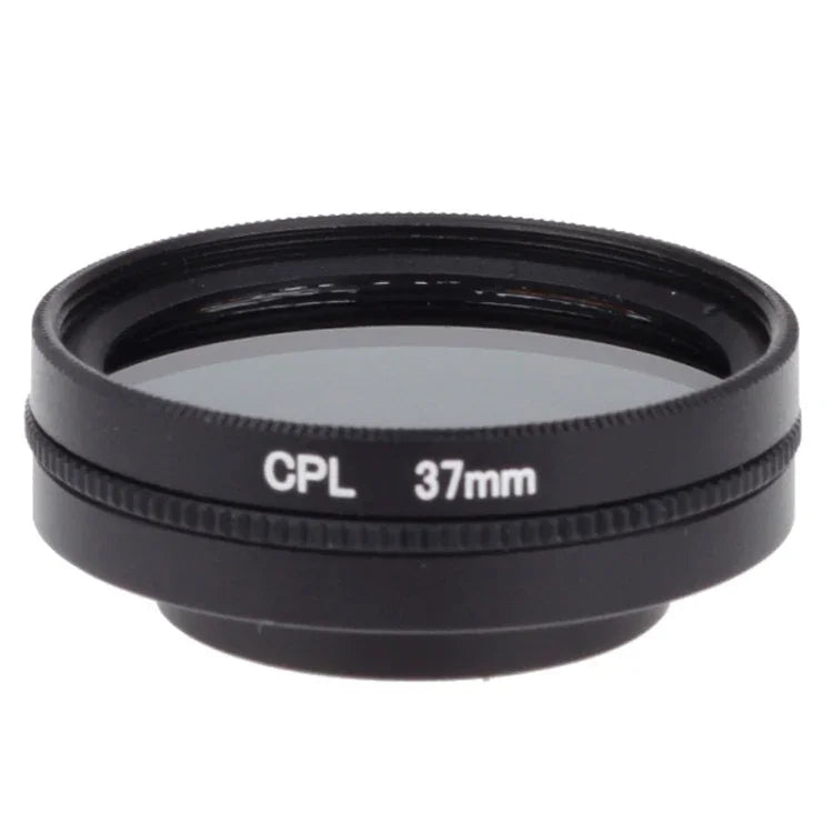 37mm CPL 濾鏡 圓偏光鏡濾鏡附蓋 適用於小米小蟻 4K+ / 4K、小蟻 Lite、小蟻運動相機，37mm CPL 濾鏡