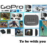 防震防水便攜旅行收納盒，適用於 GoPro、Insta360、DJI 及其他運動相機配件，尺寸：32cm x 22cm x 7cm