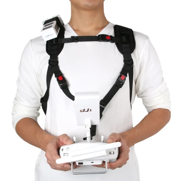 肩背包多功能收納包頸帶，適用於 DJI Phantom 3 / 2 / 1 / Vision+，可攜帶四軸飛行器、遙控器、電池、螺旋槳