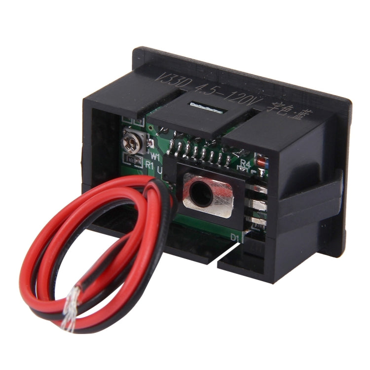 V33D 2 線迷你數位電壓表，測量電壓：直流 4.5-120V，S-DT-0534G，S-DT-0534L，S-DT-0534R