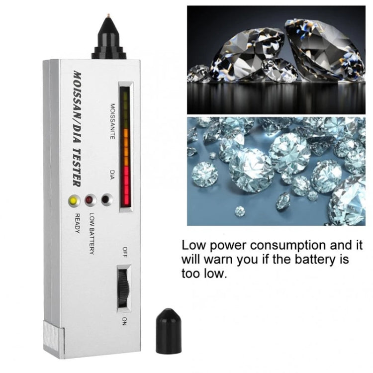 便攜式莫桑石／鑽石測試儀，直流 9V 電池，I 型測試儀