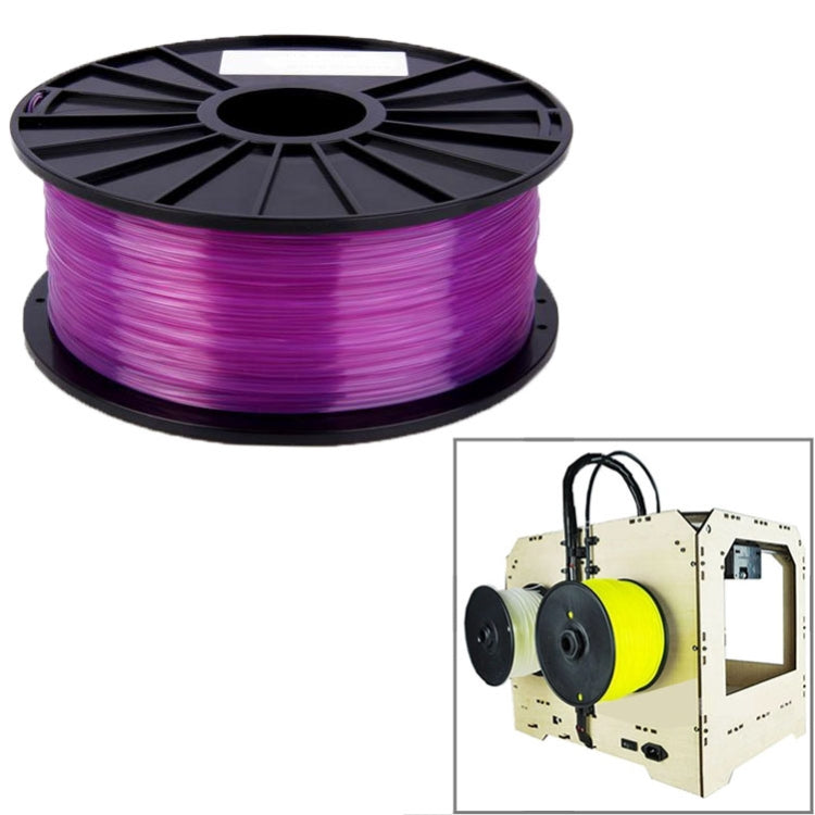 PLA 1.75 毫米透明 3D 列印耗材