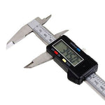 LCD數位游標卡尺/微米尺，測量範圍：150 mm（6英吋），150 mm游標卡尺