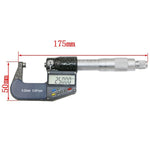 25mm（1英吋）電子數位微米尺（解析度0.001mm），0-25 mm