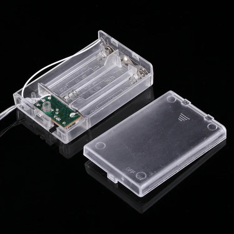 聖誕派對用，20顆LED，2模式閃爍，電池供電，2米暖白光，2米白光
