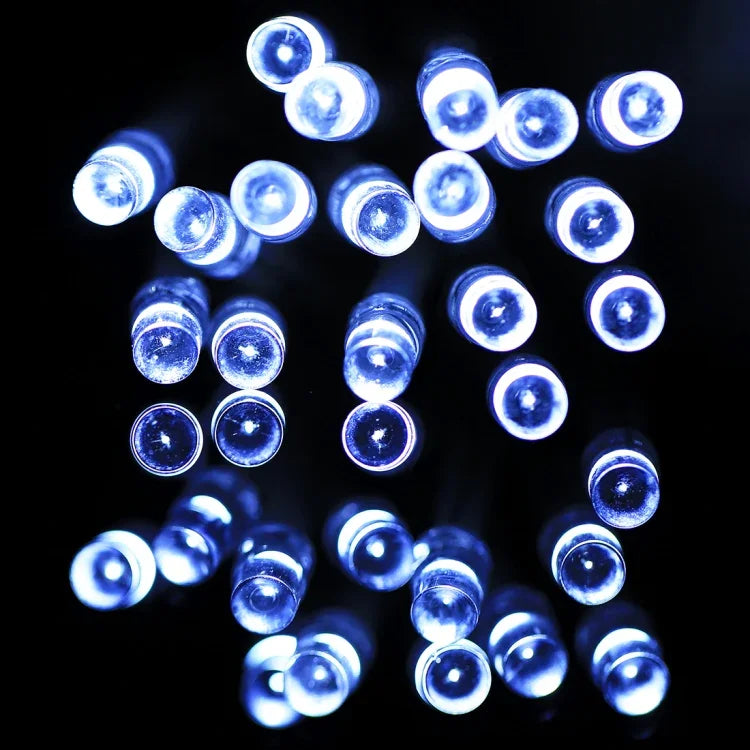 聖誕派對用，20顆LED，2模式閃爍，電池供電，2米暖白光，2米白光