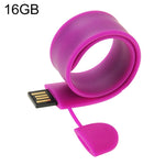 矽膠手環USB隨身碟，16GB容量，16GB（橙色）、16GB（粉色）、16GB（紫色）