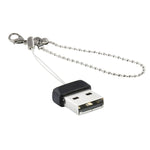 8GB迷你USB隨身碟附鍊條，適用PC與筆電，8GB