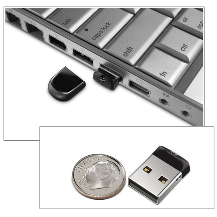 8GB迷你USB隨身碟附鍊條，適用PC與筆電，8GB