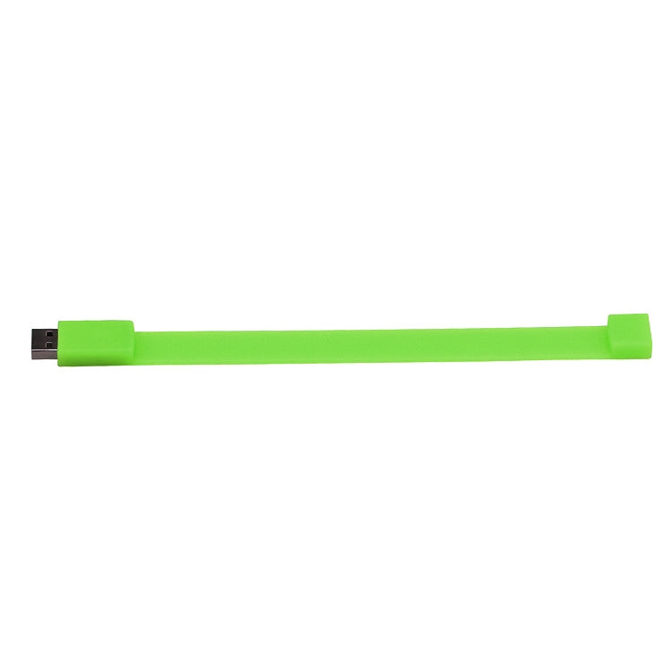16GB矽膠手環USB 2.0隨身碟，16GB（綠色）