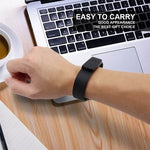 8GB矽膠手環USB 2.0隨身碟，8GB（黑色）