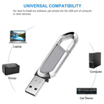 2GB 金屬鑰匙圈造型 USB 2.0 隨身碟（灰色），2GB（灰色）