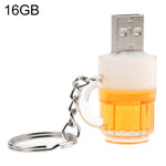 啤酒造型鑰匙圈 USB 隨身碟，16GB 記憶體，16GB