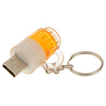 啤酒造型鑰匙圈 USB 隨身碟，16GB 記憶體，16GB