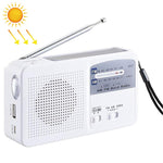 多功能便攜式太陽能／手搖發電 LED 手電筒，附 AM/FM 收音機及手機充電器，RD369