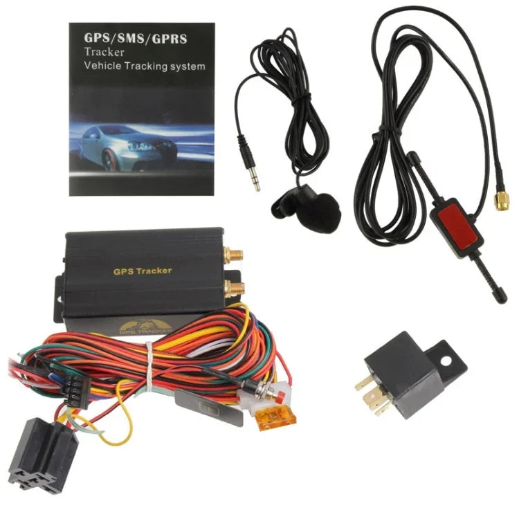 103B GSM / GPRS / GPS 車輛追蹤系統，支援 TF 卡記憶，頻段：850 / 900 / 1800 / 1900Mhz，103A，103B，遠端控制（切斷油路與電路）