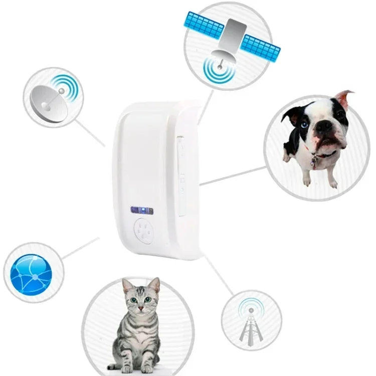 KH-909 通用 IPX6 防水 GPS 追蹤器，適用寵物／兒童／長者，KH-909 白+黑，KH-909 白+藍