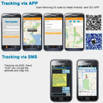 KH-909 通用 IPX6 防水 GPS 追蹤器，適用寵物／兒童／長者，KH-909 白+黑，KH-909 白+藍