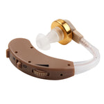 JECPP Behind Ear Sound Amplifier Adjustable Tone Hearing Aid, F-135