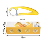 LsCook廚房工具香蕉切片器切割器水果沙拉用香蕉切片器