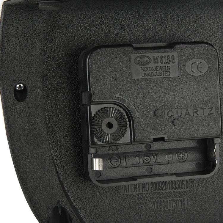 羅馬數字新奇扭曲復古時鐘藝術扭曲鉻熔化石英不規則時鐘