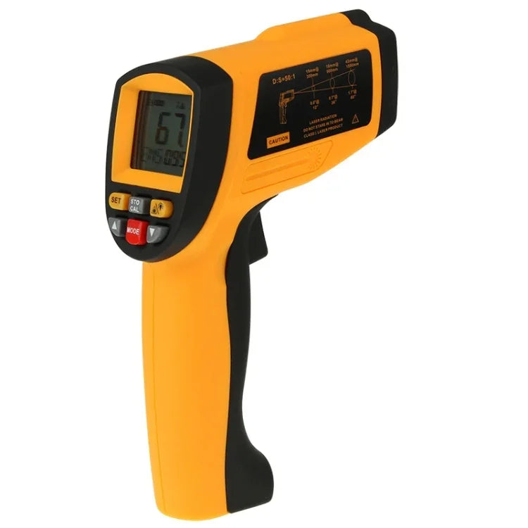 BENETECH GM1651 USB 數位顯示溫度槍手持紅外線 IR 溫度計，測量範圍：-30~1650°C，GM1651