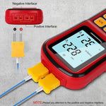 BENETECH GM1312 2.4 吋 LCD 螢幕熱電偶溫度計，測量 J、K、T、E、N 及 R 型，測量範圍：-50~300°C