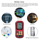 BENETECH GM1312 2.4 吋 LCD 螢幕熱電偶溫度計，測量 J、K、T、E、N 及 R 型，測量範圍：-50~300°C