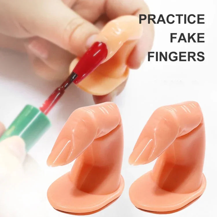 DIY 壓克力練習假指甲模型美甲假指甲訓練展示工具（每包 5 件，價格為 5 件）