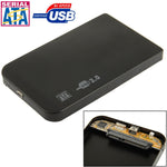 2.5 吋 SATA HDD 外接盒，尺寸：126mm x 75mm x 13mm，SATA（黑色）、SATA（銀色）、SATA（藍色）、SATA（紅色）