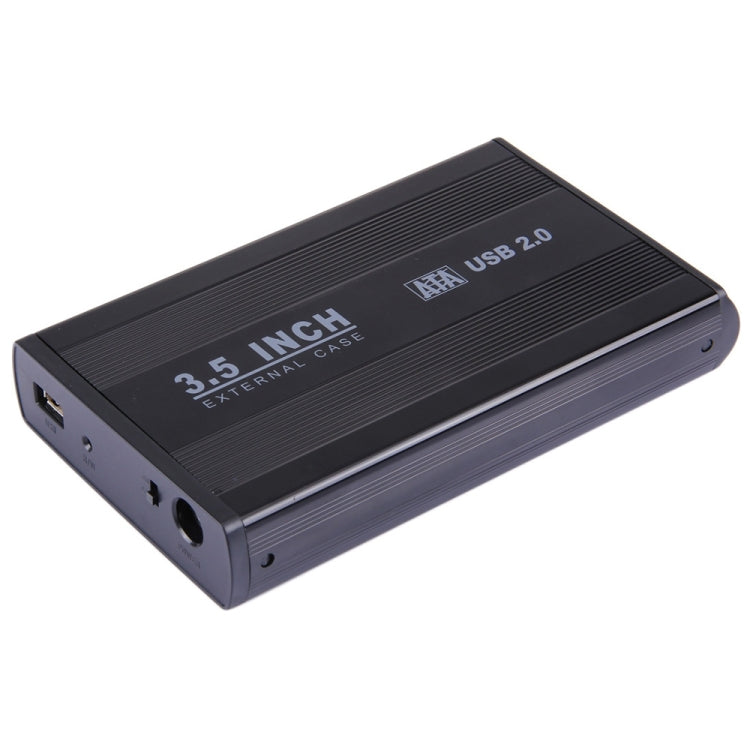 3.5 吋 HDD SATA 外接盒，支援 USB 2.0，SATA 含 2.0A 電源，SATA 含 1.5A 電源