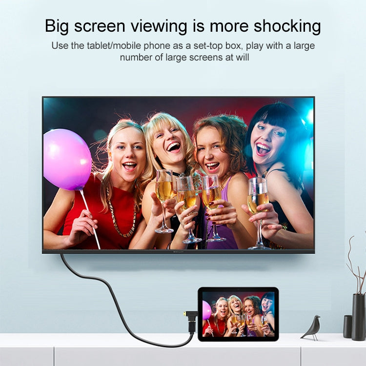 3 合 1 HDMI 母頭轉迷你 HDMI 公頭 + 微型 HDMI 公頭轉接器，HDMI 母頭轉迷你 HDMI+微型 HDMI