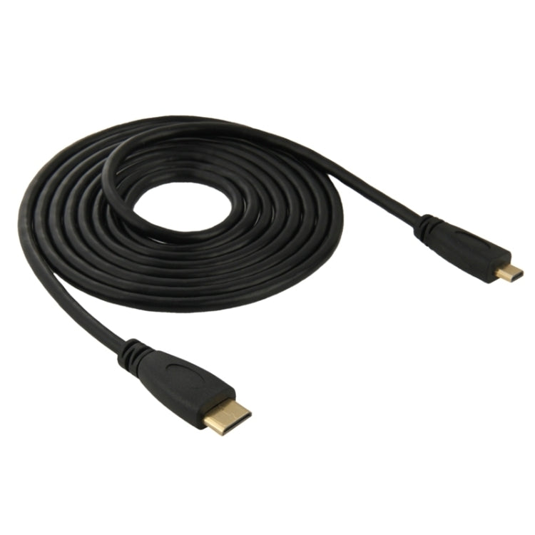 1.8m 迷你 HDMI 公頭轉微型 HDMI 公頭轉接線，迷你 HDMI 公頭，長度：1.8m