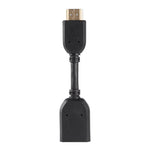 10cm HDMI 19針公頭轉HDMI 19針母頭（AM-AF）連接轉接線，HDMI AM轉AF