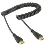 1.4 版本，鍍金 19 針 HDMI 公頭轉 HDMI 公頭捲線，支援 3D / 乙太網路，長度：60cm（可延長至 2m），HDMI AM 轉 AM