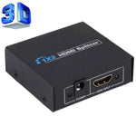 V1.4 1x2 迷你 HDMI 放大分配器，支援 3D 及全高清 1080P，V1.4