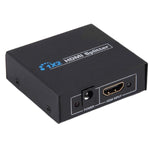 V1.4 1x2 迷你 HDMI 放大分配器，支援 3D 及全高清 1080P，V1.4